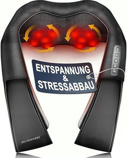 HELDENWERK Massageapparaat - Shiatsu schouder- en nekmassageapparaat - 4D diepe massage met warmte