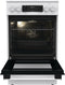 Gorenje GEC5C43WGAMZ - Keramisch fornuis - 70L oven - Pizzafunctie - Wit