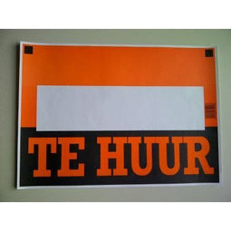 Klika - Affiche TE HUUR afmeting 36x25cm - 90 stuks