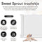 Sweet Sprout Traphekje - Oprolbaar - Verstelbaar 10 tot 150 cm - Wit