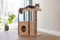 Designed by Lotte Nala - Krabpaal - Hout - 3 ligplekken - Bruin - 65x40x82 cm