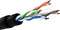 Outdoor set met 100 meter U/UTP CAT6 netwerkkabel, 100 tie-wraps, 100 connectoren en krimptang