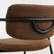Mica Decorations Nanet Barkruk - H91 cm - Velvet - Donkerbruin