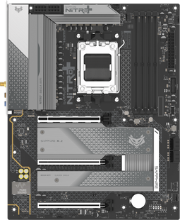 Sapphire Nitro+ B850A WIFI 7 - Moederbord - AM5 - 4x DDR5 - 192GB maximum geheugen