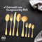 Infinity Goods Bestekset - 39-Delig - 6 Persoons - Goud - RVS (39 stuks)