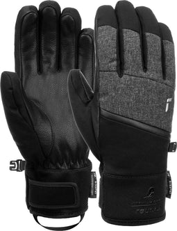 Reusch Febe R-TEX XT - skihandschoenen - dons isolatie - zwart/grijs - maat 7.5