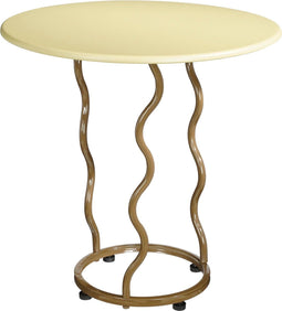 Mica Decorations Futura Bijzettafel - H53 x Ø55 cm - Metaal - Lichtgroen