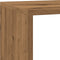 vidaXL - Kamerscherm - / - boekenkast - 137,5x29x103,5 - cm - hout - artisanaal - eik
