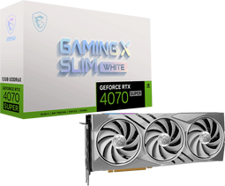 MSI GeForce RTX 4070 SUPER - Grafische kaart - 12GB GDDR6X - Wit