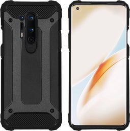 iMoshion Hoesje Geschikt voor OnePlus 8 Pro Hoesje - iMoshion Rugged Xtreme Backcover - Zwart