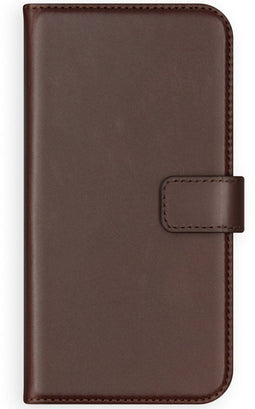 Selencia Galaxy S9 Plus - Echt Lederen Bookcase - 3 Pashouders - Bruin