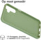 imoshion Hoesje Geschikt voor Samsung Galaxy A15 (5G) / A15 (4G) Hoesje Siliconen - imoshion Color Backcover - groen