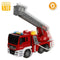 Brandweerwagen met licht en geluid Speed & Go 34 x 25 x 12 cm (4 Stuks)