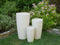 ABDERA - Bloempot set van 2 - Beige - Groot - Stenenmix