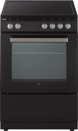 Etna FIV560ZWA - Inductiefornuis 4-pits - Elektrische oven 65L - Zwart