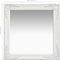 vidaXL - Wandspiegel - barok - stijl - 60x60 - cm - wit