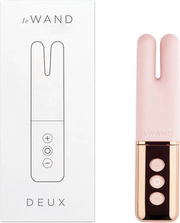 Le Wand - Deux Twin Motor Rechargeable Vibrator Rose Gold