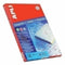 Stickers/etiketten Apli 64 x 33,9 mm 100 Lakens Wit A4