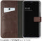 Selencia Samsung Galaxy A23 (5G) - Echt Lederen Bookcase - 3 Pashouders - Bruin