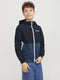 JACK & JONES JUNIOR JJERUSH BLOCKING HOOD BOMBER NOOS JNR - Jongens Jas - Water- en windafstotend - Navy (152)