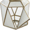 Lykta DKD Home Decor Kristal Gouden Blik (18 x 20 x 23 cm)