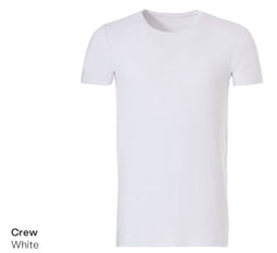 Ten Cate Heren T-shirt – Maat L – Bamboe – Wit – Ronde Hals – Comfortabel & Ademend