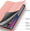 Dux Ducis Domo - iPad Pro 12.9 (2021) Hoes - Dun design met auto-wake functie - Roze