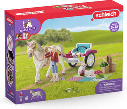 Schleich HORSE CLUB - Speelfigurenset Koets voor Paardenshow - 33 Onderdelen