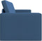 vidaXL - Vloersofa - Bed - 2-in-1 - Blauw - 245x150x60,5 - cm - Stof