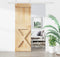 vidaXL - Schuifdeur - met - beslag - 70x210 - cm - massief - grenenhout