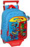 Schoolrugzak met Wielen SuperThings Rescue force 27 x 33 x 10 cm Blauw