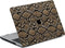 Lunso Geschikt voor MacBook Pro 16 inch (2019) Leren cover hoes - case - Snake Pattern Brown