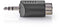 Nedis CAGB22940BK - RCA naar 3,5mm adapter - Zwart