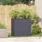 vidaXL - Plantenbak - 80x40x80 - cm - koudgewalst - staal - antracietkleurig