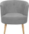 ODENZEN - Fauteuil - Grijs - Polyester