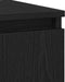vidaXL - Sideboard - Zwart - eiken - Gegentificeerd - hout - 60 - x - 35 - x - 70 - cm