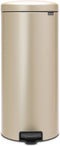 Brabantia NewIcon Prullenbak - 30 liter - Pedaalemmers - Metallic Gold