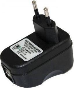 ADJ opladers voor mobiele apparatuur AC, 2 x USB 2.0, 96g, Black