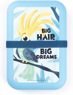 Amuse Plus - Tropical Teens - Lunchbox - Brooddoos - Medium - Big Hair Don't Care - In hoogte verstelbaar - Rekker inbegrepen