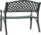 vidaXL - Tuinbank - 102 - cm - gietaluminium - groen