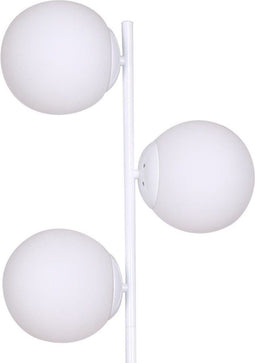 Vloerlamp DKD Home Decor 35 x 25 x 167 cm Kristal Metaal Wit 220 V 50 W