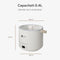 KitchenLove Mini Rijstkoker - Multicooker - 0.4L - 1-2 Personen - Créme Wit