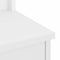 vidaXL - Halboom - SANDENS - wit - 87x40x159,5 - cm - massief - grenenhout