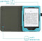 imoshion E-reader Hoesje - Geschikt voor Tolino Shine 3 - Vegan Leather Bookcase - Lichtblauw