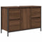 vidaXL - Wastafelkast - met - lades - 90x34,5x60 - cm - bruin - eikenkleurig