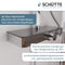 SCHÜTTE Ocean - Douchesysteem - Regendouche met Thermostatische Kraan en Glazen Planchet - Chroom & Antraciet