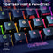 Trust GXT 867 Acira - 60% Mini Mechanisch Gaming Toetsenbord - RGB Verlichting - Zwart