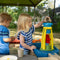 Step2 All Around Playtime Patio with Canopy Speelhuis - Patio van kunststof - Geschikt voor kinderen in Rolstoel en Mindervaliden - Met Speelkeuken & accessoires - Zand en water speelgoed