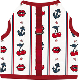 Croci Hondentuig Slot Print Wit / Rood