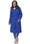 Happy Rainy Days Rome - Lange Regenjas Dames - Waterdicht Ademend - Kobalt Blauw